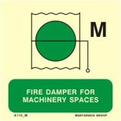 Picture of Fire Damper for Machinery Spaces 15x15
