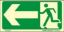 Picture of Exit Left Arrow 7.5x15