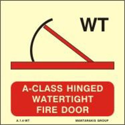 Picture of A-Class Hinged Watertight Fire Door 15x15