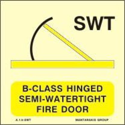 Εικόνα της B-Class Hinged Semi-Watertight Fire Door 15x15