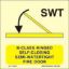 Picture of B-Class Hinged Self-Closing Semi-Watertight Fire Door 15x15