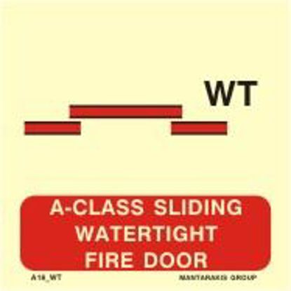Picture of A-Class Sliding Watertight Fire Door 15x15