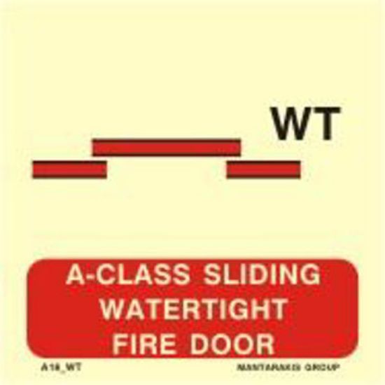 Picture of A-Class Sliding Watertight Fire Door 15x15