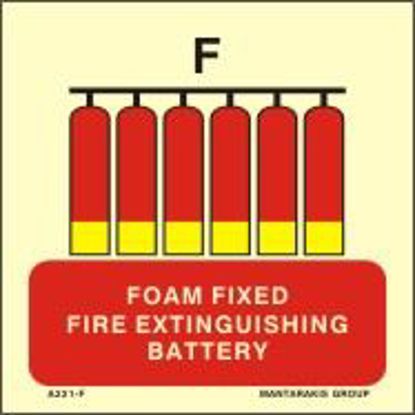 Picture of Foam Fixed Fire Extinguishing Battery 15x15