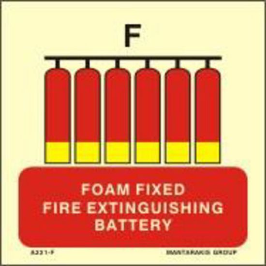 Picture of Foam Fixed Fire Extinguishing Battery 15x15