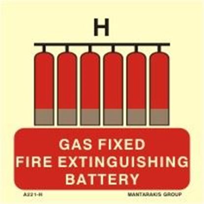 Εικόνα της GAS FIXED FIRE EXTINGUISHING BATTERY 15X15