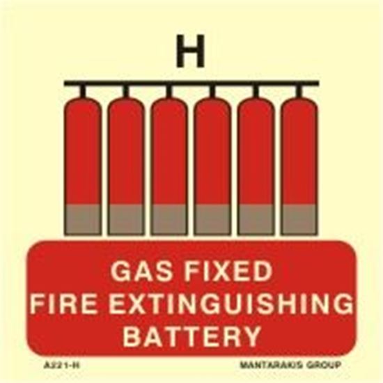 Εικόνα από GAS FIXED FIRE EXTINGUISHING BATTERY 15X15