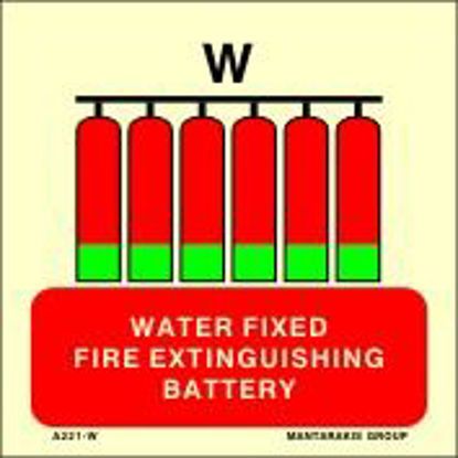 Picture of Water Fixed Fire Extinguishing Battery 15x15