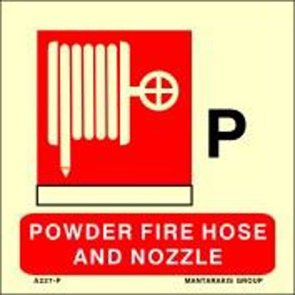 Picture of Powder Fire Hose and Nozzle 15x15