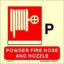 Picture of Powder Fire Hose and Nozzle 15x15