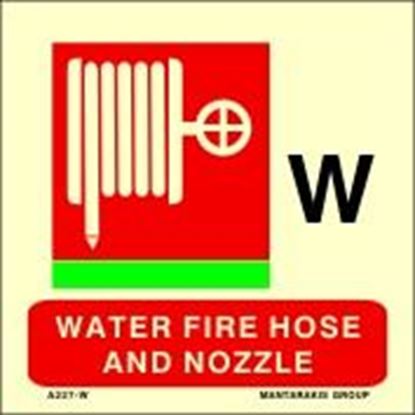 Picture of WATER FIRE HOSE AND NOZZLE 15X15
