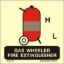 Εικόνα της Wheeled Fire Extinguisher for Gas 15x15