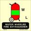 Εικόνα της Wheeled Fire Extinguisher for Water 15x15