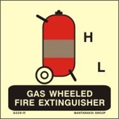 Εικόνα της GAS WHEELED FIRE EXTINGUISHER 15X15