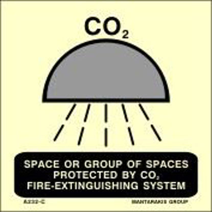 Εικόνα της Space or group of spaces protected by fire- extinguishing system by carbon dioxide  15x15