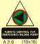Εικόνα της Remote Control for Emergency Bildge Pump(s) 15x15