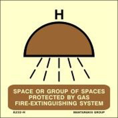 Εικόνα της Space or group of spaces protected by gas fire-extinguishing system 15x15
