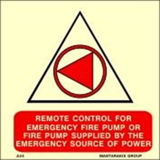 Picture of Remote control for emergency fire pump or fire pump supplied by the emergency source of power 15X15