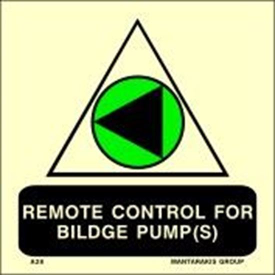 Picture of REMOTE CONTROL FOR BILDGE PUMP(S) 15X15