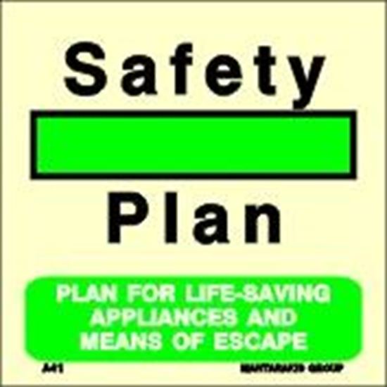 Εικόνα από PLAN FOR LIFE-SAVING APPLIANCES AND MEANS OF ESCAPE 15X15