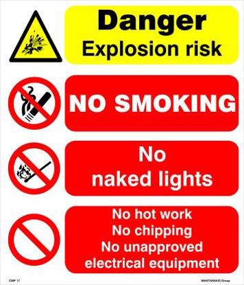 Picture of Dangerous Explosing 35x30
