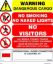 Picture of Warning Dangerous Cargo Sign 30x35