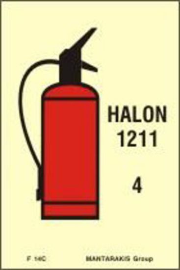 Picture of Fire Extinguisher Halon 1211 15x10