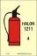 Εικόνα της Fire Extinguisher Halon 1211 15x10