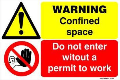 Picture of DANGER CONFINED SPACE 20x30