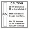 Picture of CO2 CAUTION SIGN 20x20
