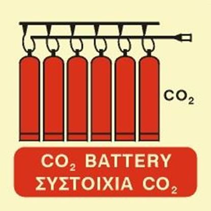 Εικόνα της CO2 BATTERY SIGN   15x15