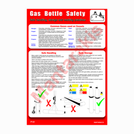 Picture of Gas Bottle Safety 50x35 