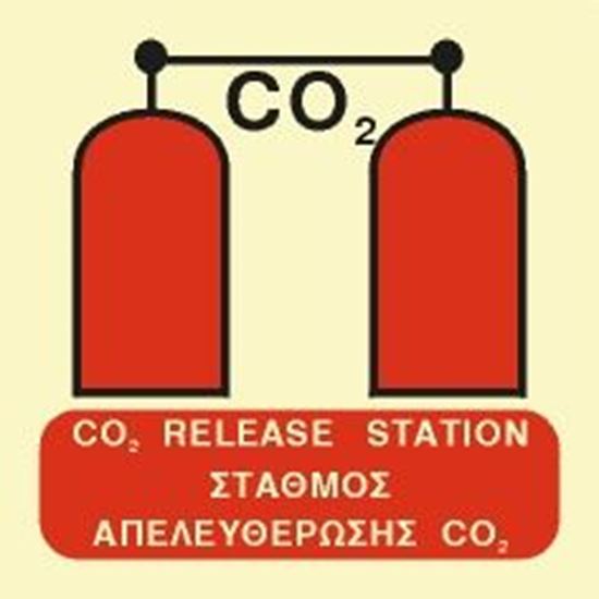Picture of CO2 RELEASE STATION SIGN 15x15