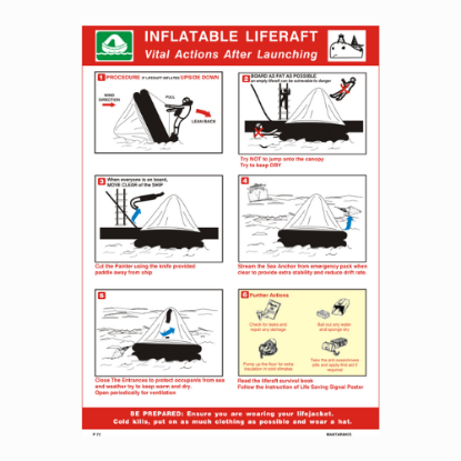 Picture of Inflatable LifeRaft (After Launching) 40x29