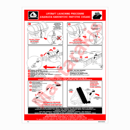 Picture of LifeRaft Launching Procedure 40x30