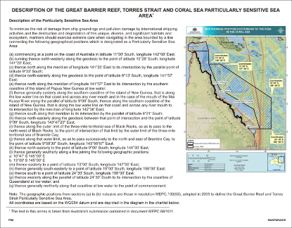 Picture of Nearest Land Poster (Marpol 73/78 & Australia) 30x40