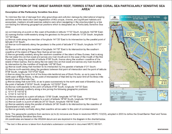 Picture of Nearest Land Poster (Marpol 73/78 & Australia) 30x40