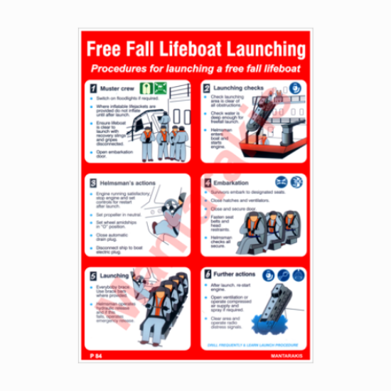 Εικόνα της Free Fall LifeBoat Launching 48x35