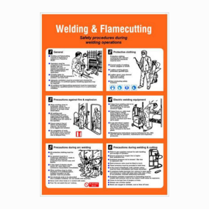 Εικόνα της Welding and Flamecutting Poster 50x35