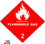Εικόνα της Flammable Gas 20x20 - IMO 2.1