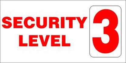 Picture of SECURITY LEVEL 3  15x30