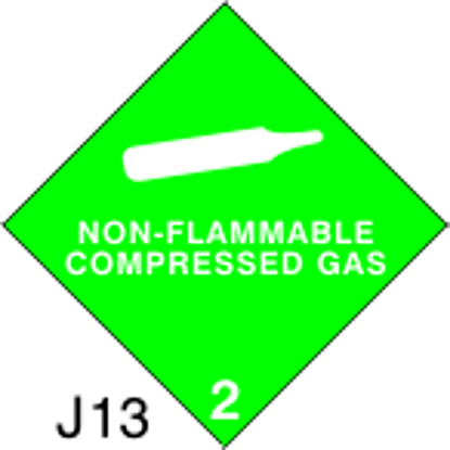 Εικόνα της Non-Flammable Compressed Gas 10x10 - IMO 2.2