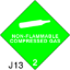 Picture of Non-Flammable Compressed Gas 10x10 - IMO 2.2