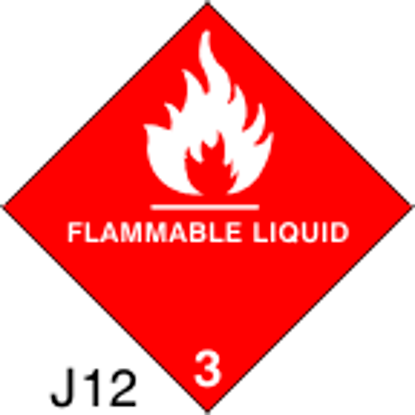 Εικόνα της Flammable Liquid 10x10 - IMO 3