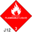 Picture of Flammable Liquid 10x10 - IMO 3