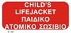 Picture of CHILD'S LIFEJACKET SIGN 10x20