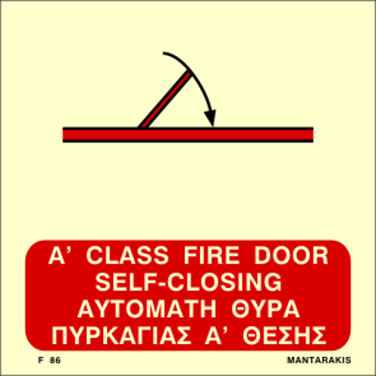 Picture of A Class Self-Closing Fire Door 15x15