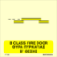 Picture of B Class Sliding Fire Door 15x15