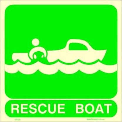 Picture of RESCUE BOAT SIGN 30X30
