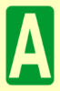 Picture of Photoluminesent Safety Sign 10x15 A-F